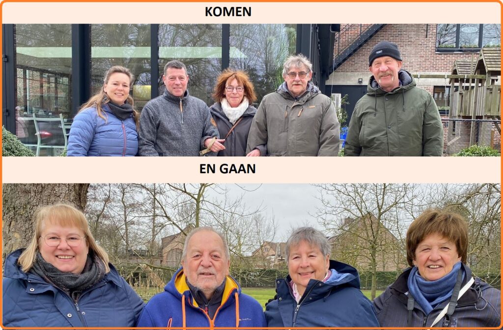 Belgische Club voor Kooikerhondjes oud en nieuw bestuur